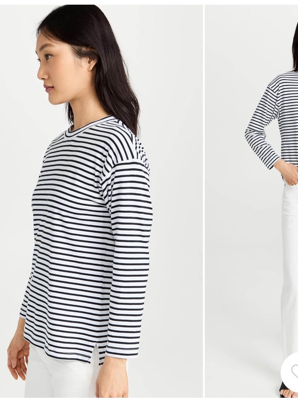 AYR The French Fry Shirt Black White Striped Button Down Womens XS‎ - Picture 4 of 11